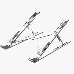 Support d'ordinateur portable réglable pliable en alliage d'aluminium