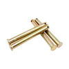 Screw insert dowel flat head single hole clevies pins