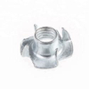 M16 M22 Carbon Steel Tee Nut with 4 Prong DIN1624