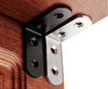 Stainless steel different sizes bracket firm furniture pallet satin black bracket