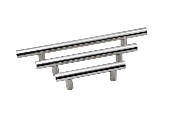 Accessoires de quincaillerie pour meubles, barre en T, tiroir, commode, poignées d'armoire de cuisine noires