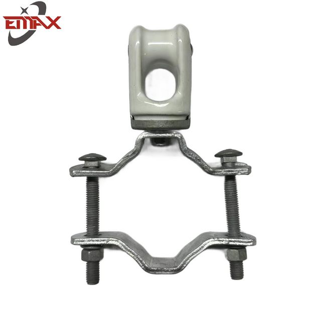 1-1/4" - 3" PORCELAIN MAST MOUNTED WIREHOLDER