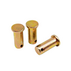 Screw insert dowel flat head single hole clevies pins