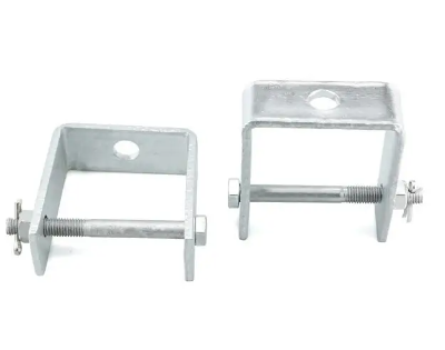 Hot Dip Galvanized D type Iron Bracket for insulator D Iron bracket deadend clevis