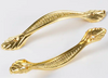 Furniture Hardware Gold Zinc Cabinet Drawer Pulls Handles For Cabinet Hardware
