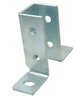 aluminium L support wall mount U bracket
