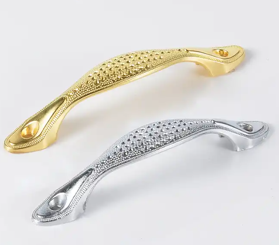 Furniture Hardware Gold Zinc Cabinet Drawer Pulls Handles For Cabinet Hardware