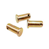 Screw insert dowel flat head single hole clevies pins