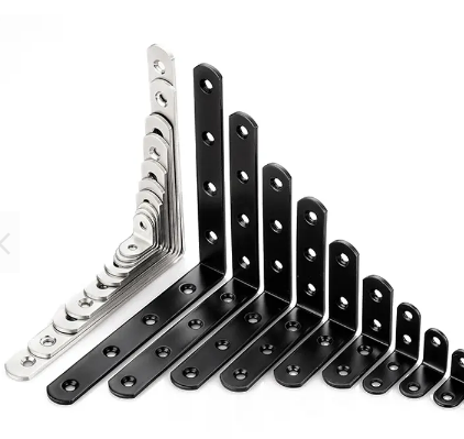 Support en acier inoxydable de différentes tailles, palette de meubles ferme, support noir satiné