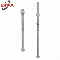 Square Bolt Galvanized Steel Carbon Steel Zinc Plated Secure Fastening Nut