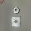 Hot dip galvanized wear-resistant thick round or square gaskets
