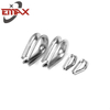 Stainless Steel us Type Rigging Hardware Cable Wire Rope Fittings Thimbles