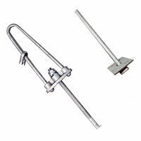 Hot Dip Galvanized Adjustable Stay Rod with Square Plate