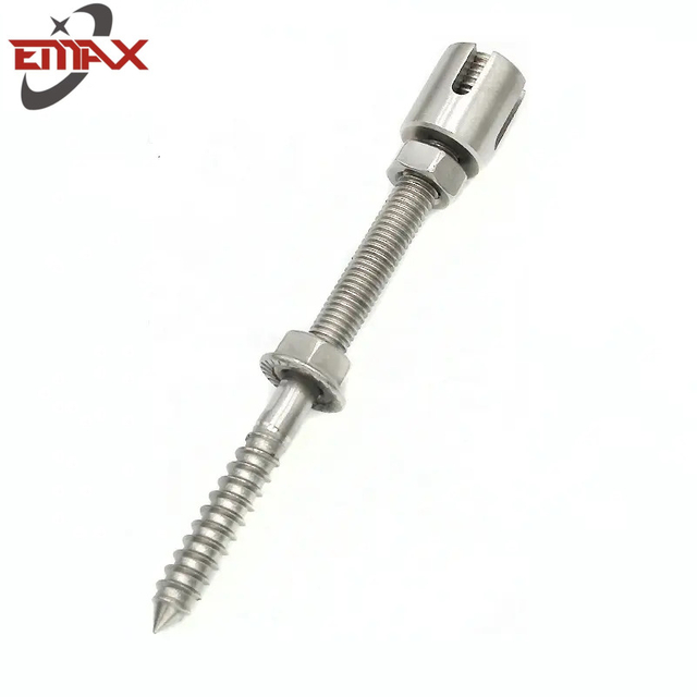 Green Wall Hub Bracket Wire Rope Fittings Stainless Steel Hardware Rigging