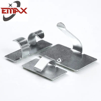 Adhesive holder galvanized wiring buckle non-perforated metal wire clamp buckle