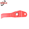 Red Metallic Bent Component for OEM Tractor Ditching Machines