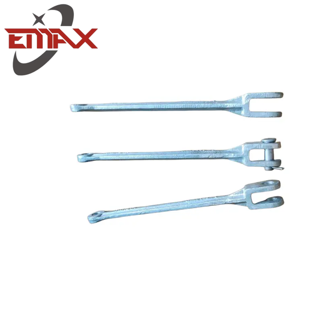 Ductile Iron Casting Pole Line Hardware Connecting Rod Link Electric Pull Rod