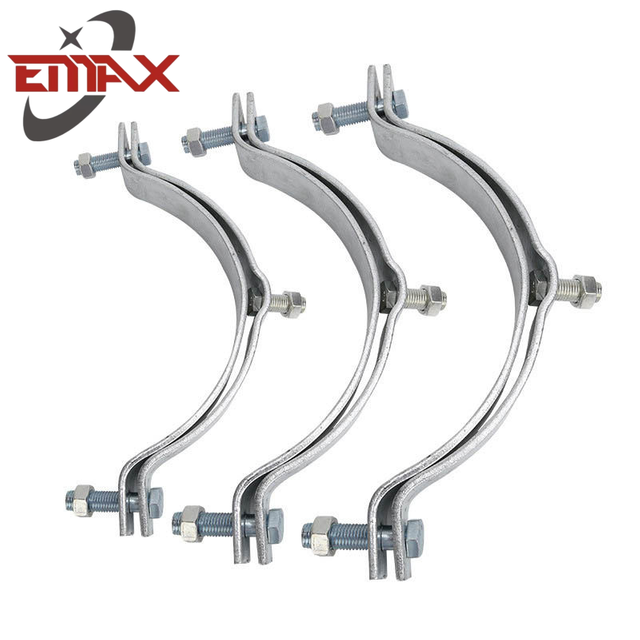 Pole Fiber Optic Cable Clamp Electric Power Fitting Cable Embrace Hoop