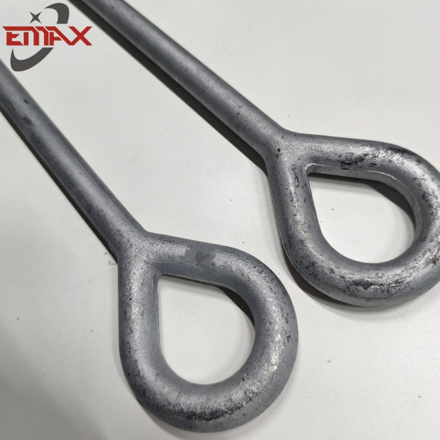 Hot Selling Factory Price Oval Eye Bolt Steel Forged Power Accessories