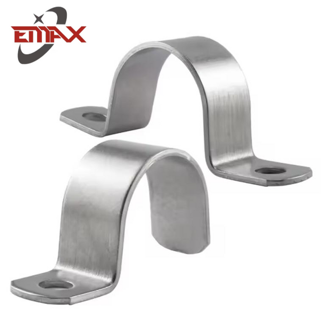 Stainless Steel Universal Galvanized Two Hole Strap U Type Hose Clamp