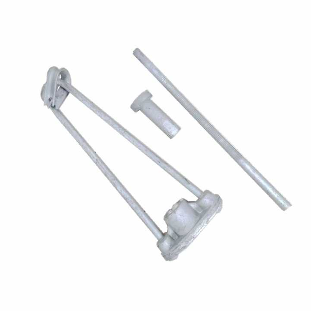 Hot Dip Galvanized Adjustable Stay Rod with Square Plate