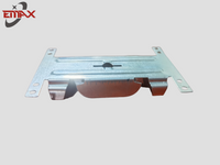 Symmetrical Galvanized Steel Bracket with Holes for Drywall Frame Assembly