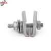 Galvanized Steel Type D Line Hardware Cable Lashing Wire Clamp