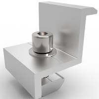 PV Module Aluminium Standing Seam Mount Clamp