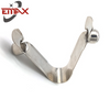 Stainless Steel Push Pole Clips Spring Tent Lock Flat Metal Clamps