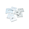 Custom Zinc Plated Square Washers for Pole Line Use