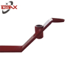 Red Metallic Bent Component for OEM Tractor Ditching Machines