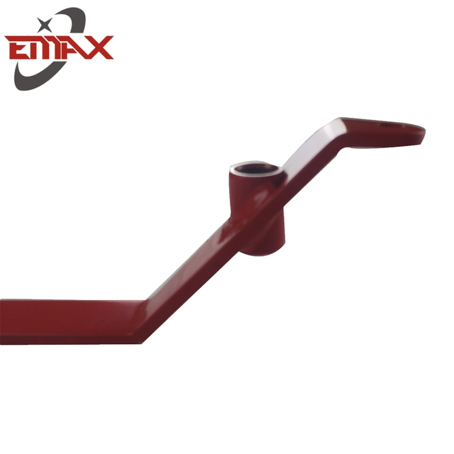 Red Metallic Bent Component for OEM Tractor Ditching Machines