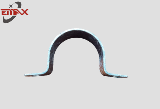 Zinc Plated Heavy Duty U-Type Pipe Clamp with Round Hole