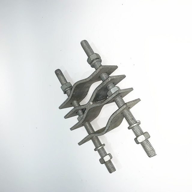 Hot Dip Galvanized Metal Cable Clamp Steel Pipe Fitting