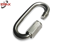 Heavy-Duty Stainless Steel D-Shaped Quick Links for Rigging