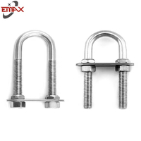 304 316 Stainless Steel U Bolts and Nuts With Flat Washer