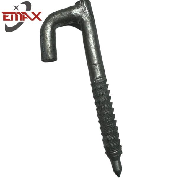 Drive Hook support drop wire clamps utility poles and buildings