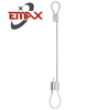 Adjustable Stainless Steel Wire Rope Ceiling Suspension Hanging Kits Lamp with Fitting