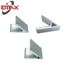 Custom Floating Stainless Steel L Corner Bracket Mounting Folding Shelf Wall Brackets
