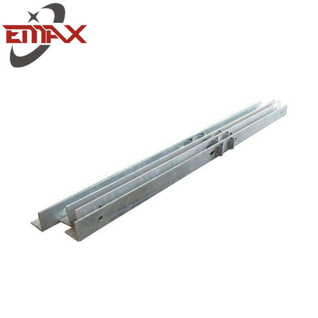 Galvanized Steel Cross Arm for Pole Line Hardware steel angle line accessories