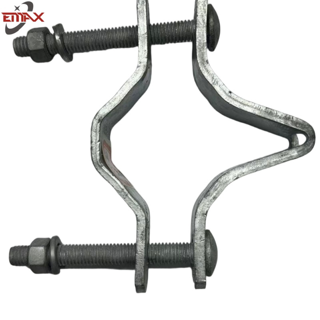 Adjustable 304 Hot Dip Galvanized Pole Clamps for Electric Galvanized