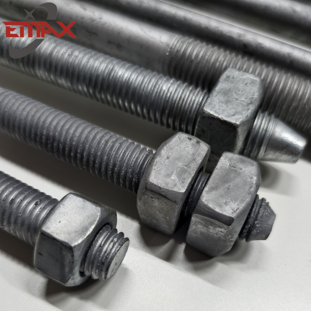 Factory Price HDG Square/Hex Head Machine Bolt with Nuts