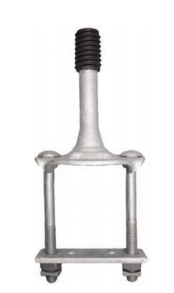 Hot Dip Galvanized Crossarm CLAMP PIN WITH NYLON THREAD