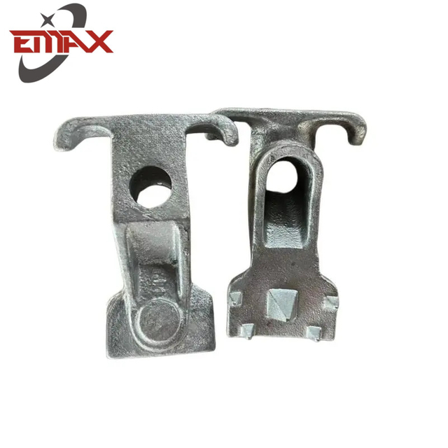 electric power fitting metal foundry iron sand casting parts guy hook for pole line hardware guy-hook attachment Ram's head