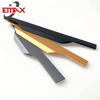 Aluminum Wardrobe Door Finger Pull Profile Handle Matt Black Gold Grey Furniture Handles