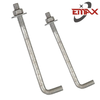 Hot Dip Galvanized Anchor Bolt Machine Bolt for Pole Line Hardware