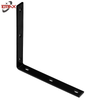 Steel 90 Degree Corner Brace Black Sliding Door Hardware Steel Furniture Accessories
