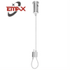 Adjustable Stainless Steel Wire Rope Ceiling Suspension Hanging Kits Lamp with Fitting