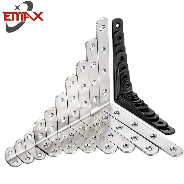 Furniture Support Bracket Metal L Shape Wall Mount Brackets For Mounting Shelf