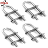 304 316 Stainless Steel U Bolts and Nuts With Flat Washer